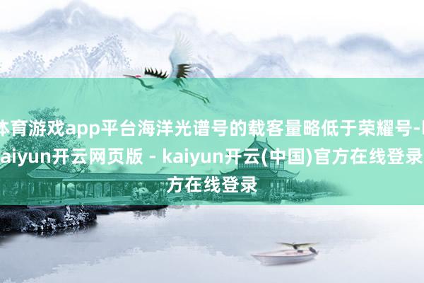 体育游戏app平台海洋光谱号的载客量略低于荣耀号-kaiyun开云网页版 - kaiyun开云(中国)官方在线登录